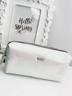 Torebki Nobo|Kosmetyczki Damskie>Nobo Kosmetyczka Saszetka Perłowa Benzyna