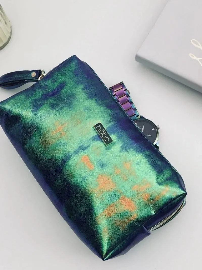 Clearance Nobo Kosmetyczka Saszetka Zielona Benzyna