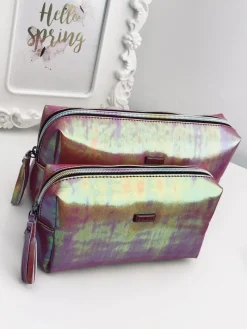 Hot Kosmetyczka Saszetka Różowa Benzyna Damskie Torebki Nobo|Kosmetyczki Damskie