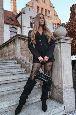 Clearance Boto Kozaki Damskie Na Szpilce Wsuwane Czarne Mavilla Czarny