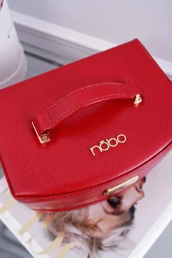 Outlet Nobo Kuferek Szkatułka Na Biżuterię Czerwony NBOX-I00-C005