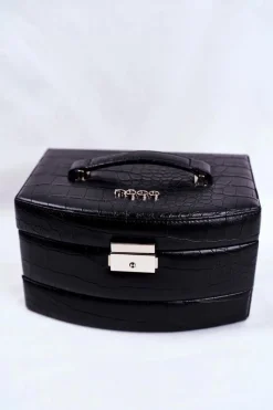 Clearance Kuferek Szkatułka Na Biżuterię Czarny NBOX-I01-C020 Torebki Nobo|Torebki Kuferki