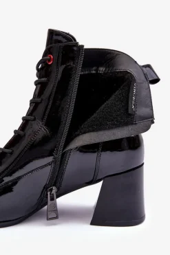 Botki Zimowe Damskie|Brązowe I Beżowe Botki><noscript><img width=