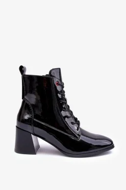 Botki Zimowe Damskie|Brązowe I Beżowe Botki><noscript><img width=