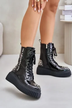 Botki Na Koturnie|Botki Sznurowane><noscript><img width=