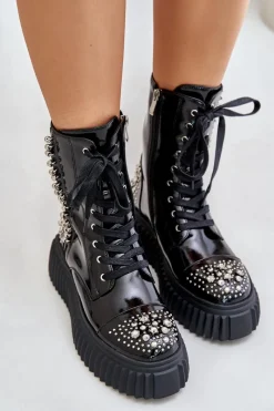 Botki Na Koturnie|Botki Sznurowane><noscript><img width=