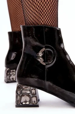 Botki Na Słupku|Botki Zimowe Damskie><noscript><img width=