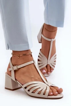 Sandały Na Obcasie><noscript><img width=