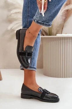 Loafersy Damskie|Mokasyny Płaskie><noscript><img width=