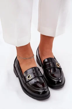 Mokasyny Płaskie|Mokasyny Damskie Lakierowane><noscript><img width=