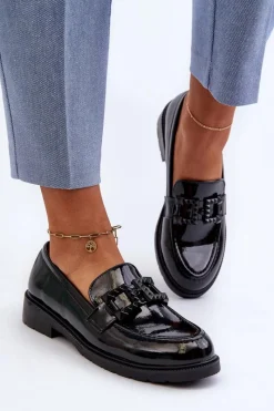 Mokasyny Płaskie|Mokasyny Damskie Lakierowane><noscript><img width=