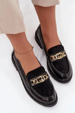 Mokasyny Płaskie|Mokasyny Damskie Lakierowane><noscript><img width=