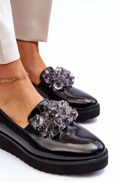 Mokasyny Damskie Lakierowane><noscript><img width=