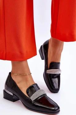 Mokasyny Damskie Lakierowane><noscript><img width=