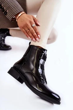 Botki Ocieplane|Czarne Botki><noscript><img width=