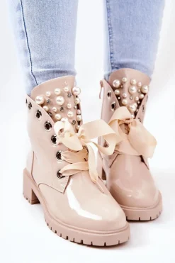 Botki Sznurowane|Botki Zimowe Damskie><noscript><img width=