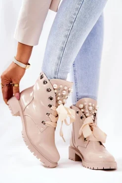 Botki Sznurowane|Botki Zimowe Damskie><noscript><img width=