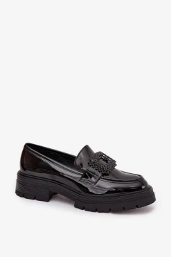 Loafersy Damskie|Półbuty Lakierowane><noscript><img width=