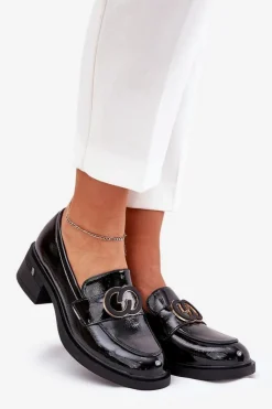 Loafersy Damskie|Mokasyny Damskie Lakierowane><noscript><img width=