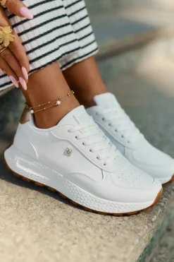 Sale Big Star Shoes Lekkie Buty Sportowe Damskie Big Star RR274629 HI-POLY SYSTEM Białe