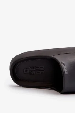 Online Big Star Shoes Lekkie Klapki Damskie Big Star NN274A042 Czarne Czarny