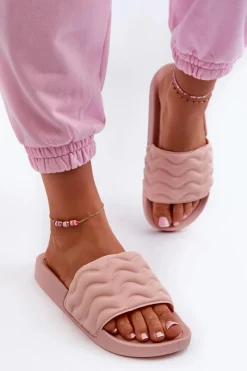 New Evento Lekkie Klapki Damskie Na Basen Jasnoróżowe Beliordia Różowy