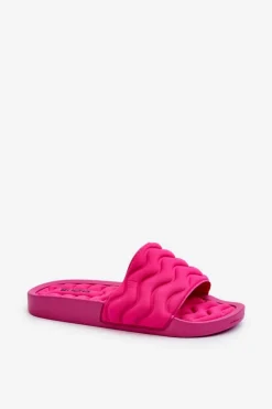 Online Lekkie Klapki Damskie Na Basen Fuksja Beliordia Damskie Klapki Basenowe|Klapki Damskie Klasyczne