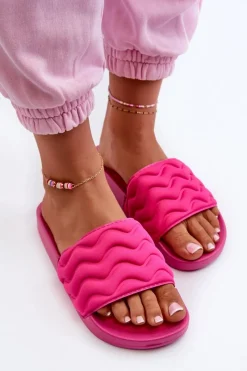 Online Lekkie Klapki Damskie Na Basen Fuksja Beliordia Damskie Klapki Basenowe|Klapki Damskie Klasyczne