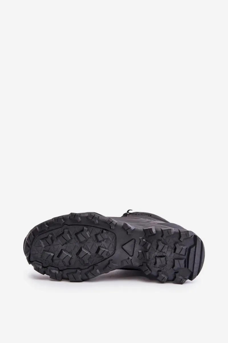 Outlet Evento Lekkie Ocieplane Męskie Buty Trekkingowe McBraun Wodoodporne Czarne