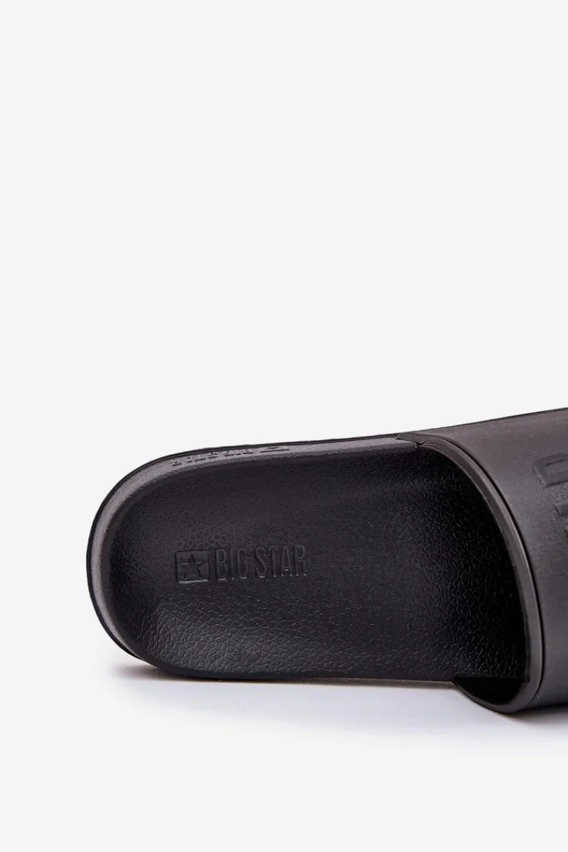 Klapki Męskie Big Star|Klapki Męskie Klasyczne>Big Star Shoes Lekkie Piankowe Klapki Męskie Big Star MM174322 Czarne