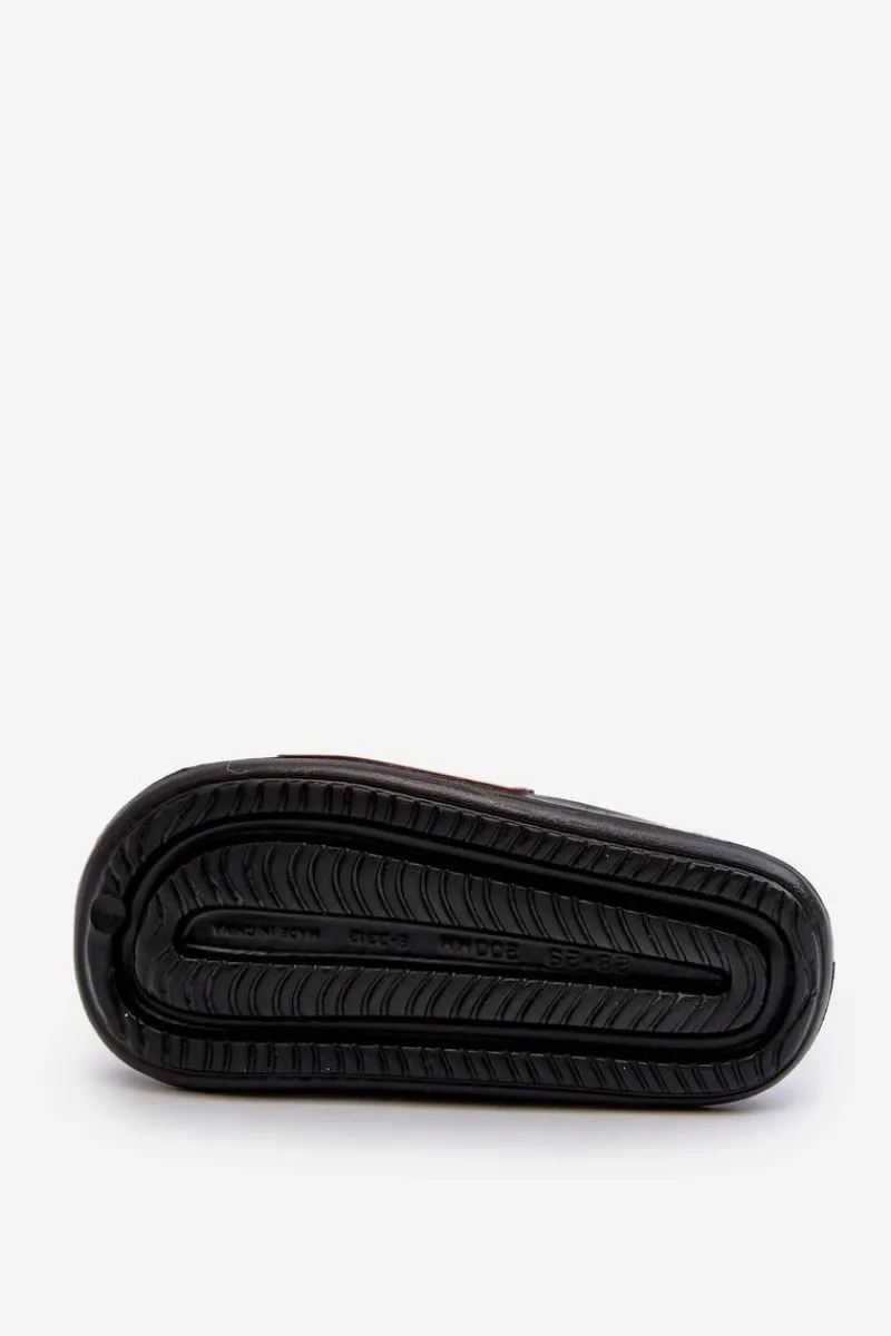 Online Boto Lekkie Piankowe Klapki Z Misiem Czarne Relif