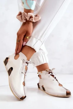 Sandały Płaskie|Botki Wiosenne><noscript><img width=