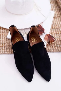 Clearance Lu Boo Botki Z Wycięciami Czarne Chelsea Damskie Brązowe I Beżowe Botki|Botki Zamszowe