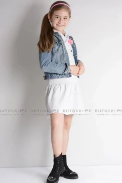 Discount Lu Boo Czarne Dziecięce Botki Za Kostkę z Cyrkoniami Zamsz LittleCarrie Dzieci Dziewczęce