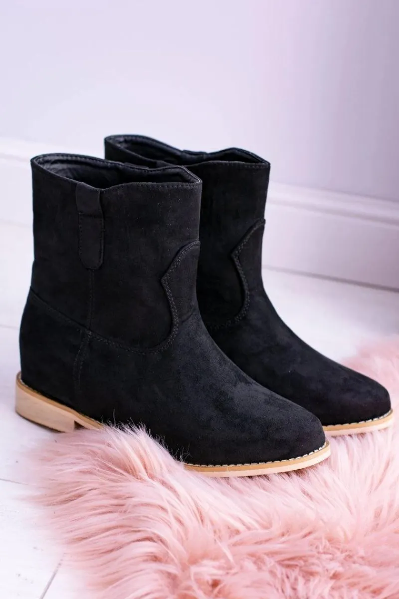 Online Lu Boo Czarne Wsuwane Botki Za Kostkę Trinity Damskie Brązowe I Beżowe Botki|Botki Płaskie