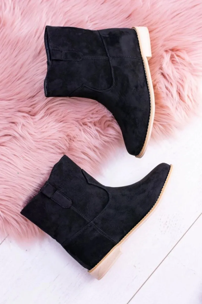 Online Lu Boo Czarne Wsuwane Botki Za Kostkę Trinity Damskie Brązowe I Beżowe Botki|Botki Płaskie