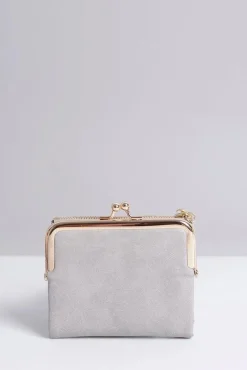 Best Boto Mała Damska Szara Portmonetka