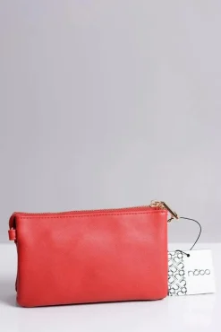 Torebki Nobo|Listonoszki>Nobo Mała Damska Torebka Czerwona Listonoszka