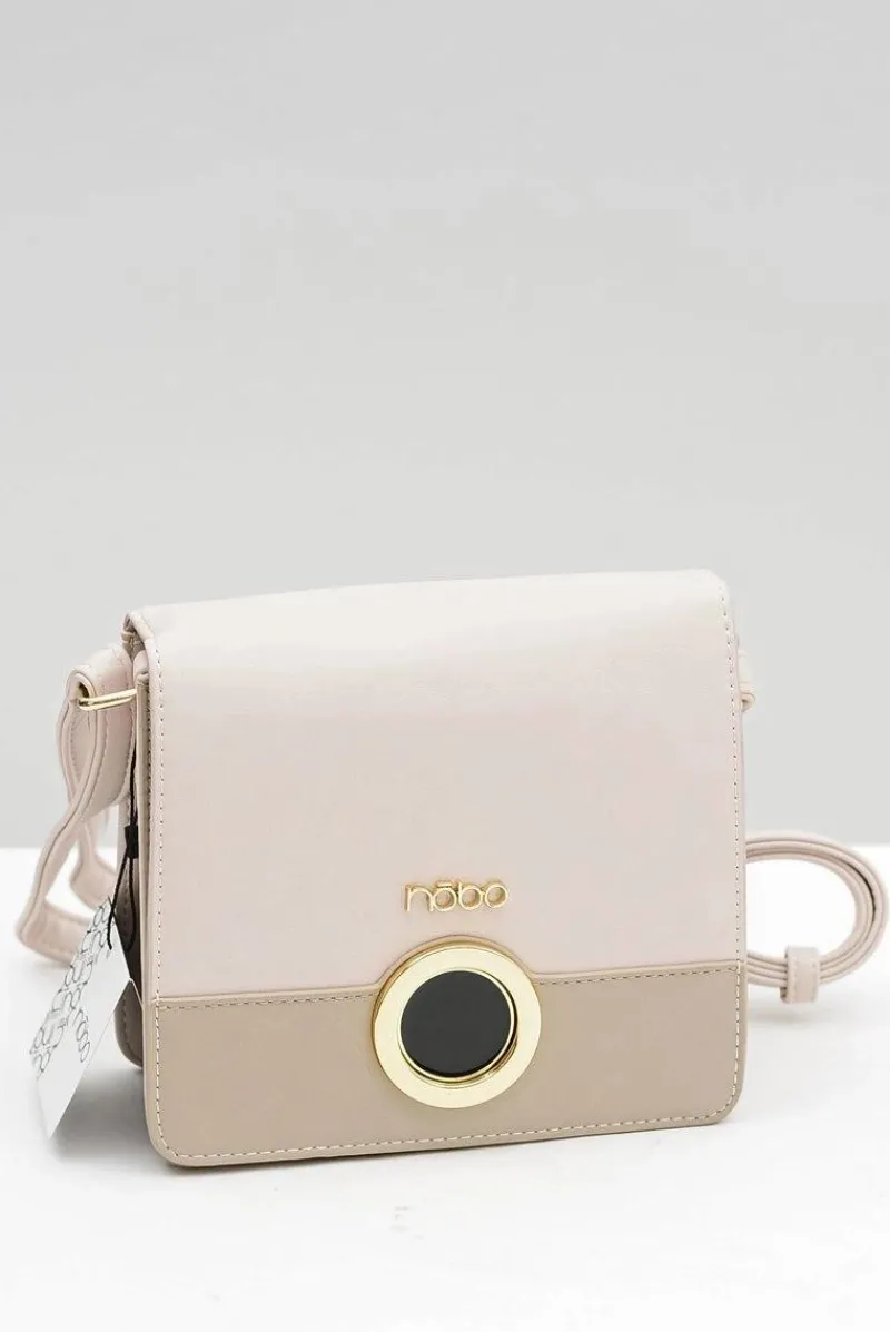 New Nobo Mała Elegancka Beżowa Torebka