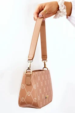 Online Mała Klasyczna Torebka M2220-C015 Beżowa Torebki Nobo|Torebki Klasyczne