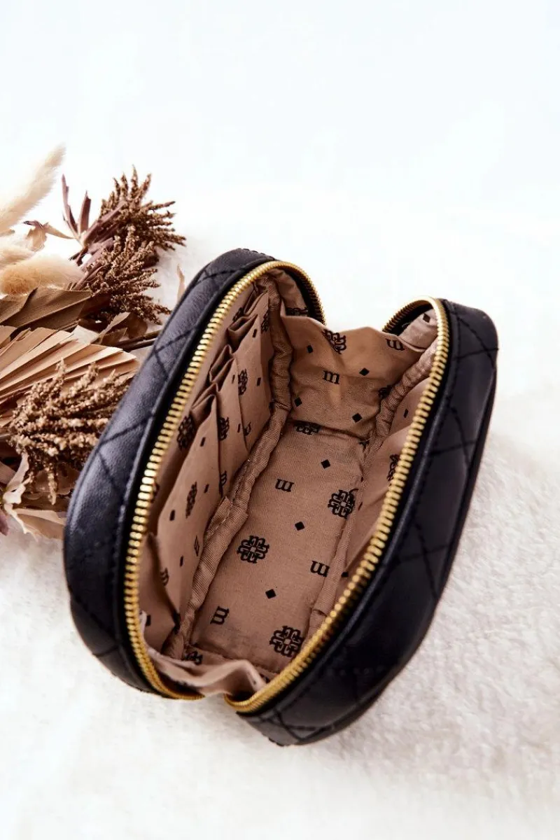 Sale Monnari Mała Kosmetyczka Pikowana CSM0050-020 Czarna