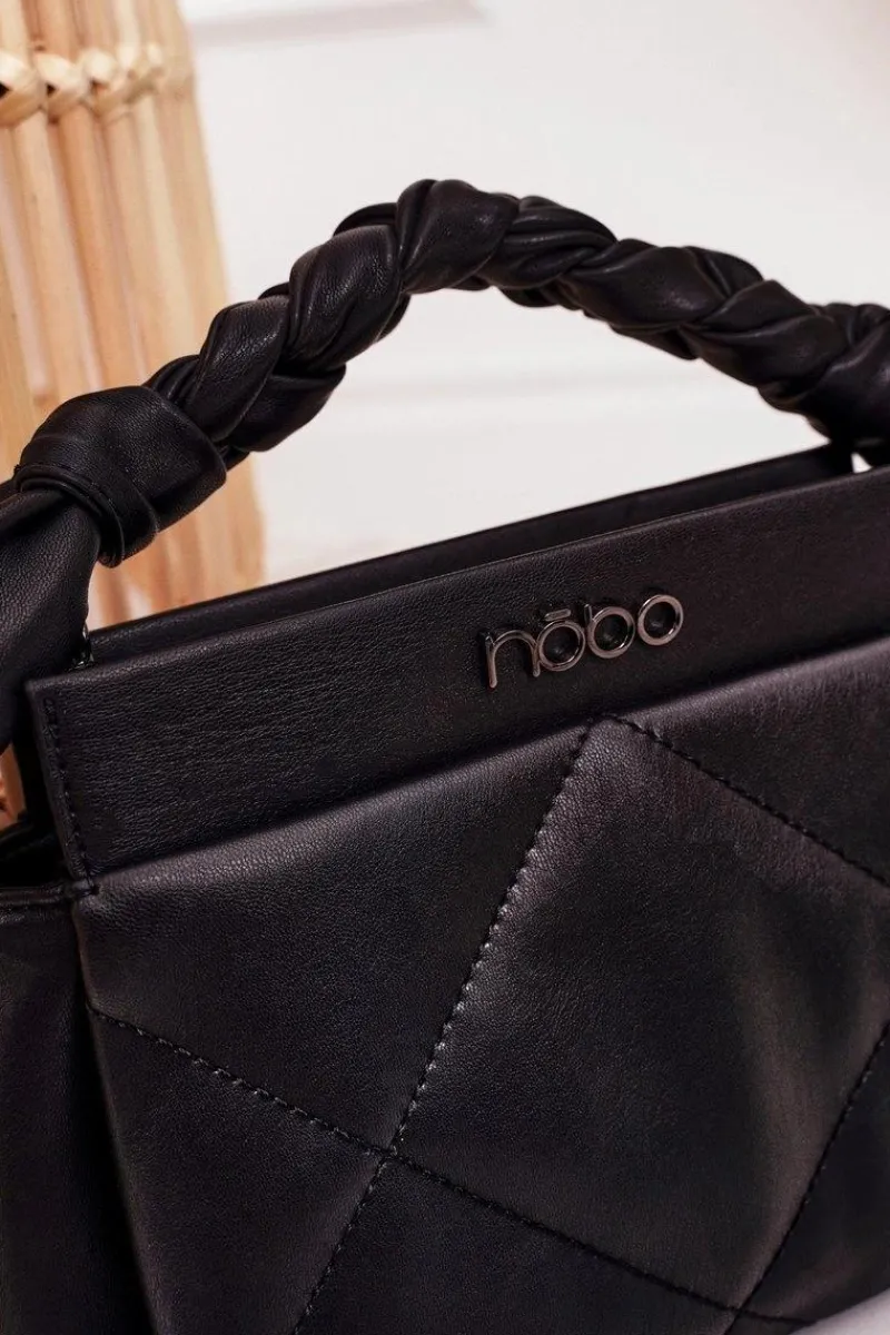 Discount Nobo Mała Pikowana Torebka Na Łańcuszku NBAG-K1330 Czarna