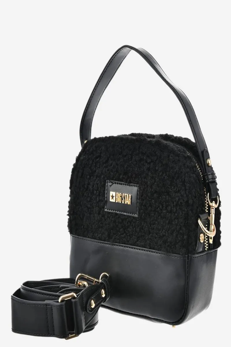 Sale Big Star Shoes Mała Torebka Damska Big Star OO574130 Czarna Czarny