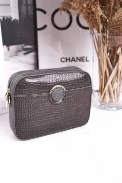 Clearance Monnari Mała Torebka Damska Listonoszka BAG7480-019 Szara