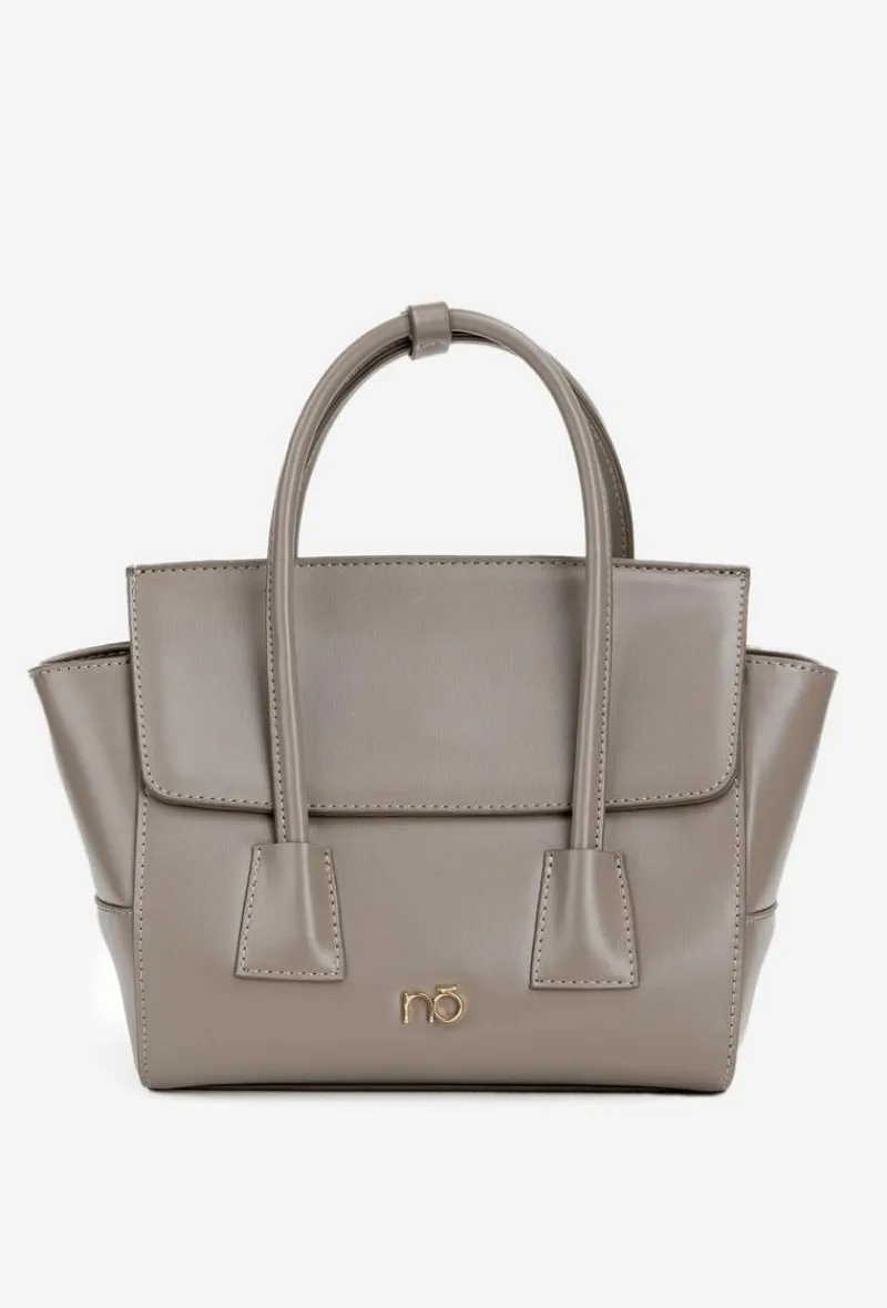 Discount Nobo Mała Torebka Kuferek BAG5800-M19 Szara Szary