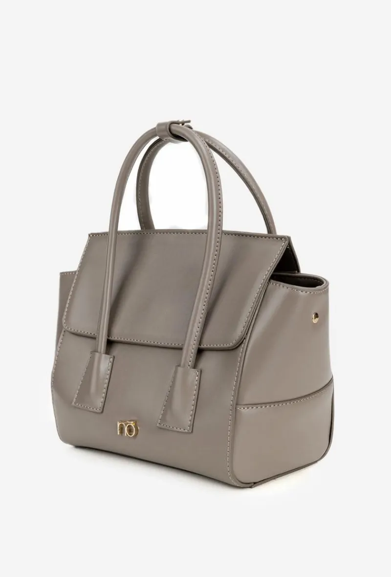 Discount Nobo Mała Torebka Kuferek BAG5800-M19 Szara Szary