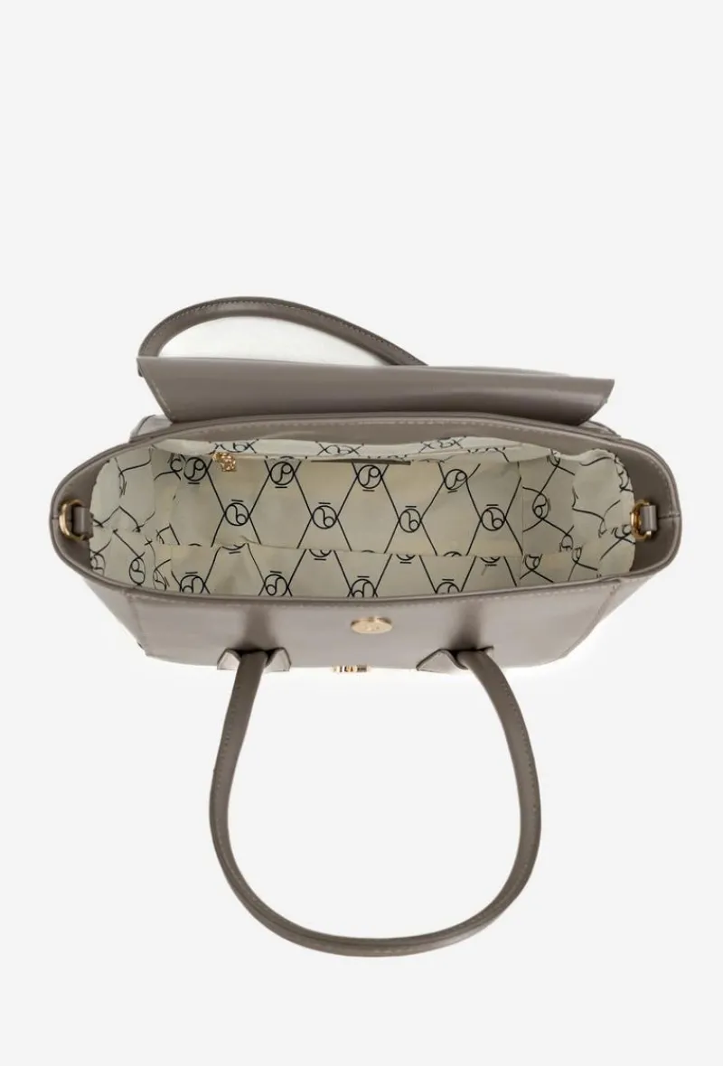 Discount Nobo Mała Torebka Kuferek BAG5800-M19 Szara Szary