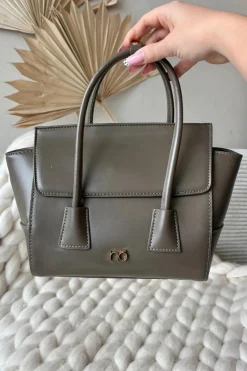 Discount Nobo Mała Torebka Kuferek BAG5800-M19 Szara Szary