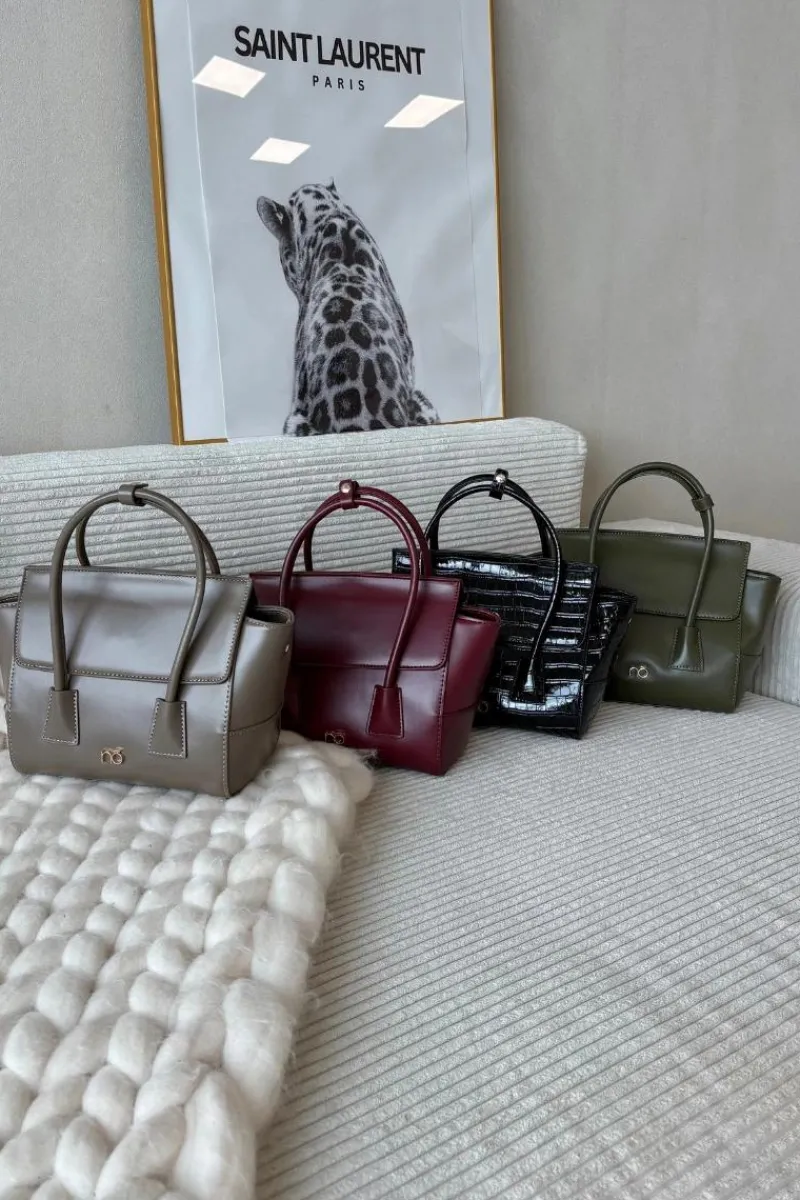 Discount Nobo Mała Torebka Kuferek BAG5800-M19 Szara Szary