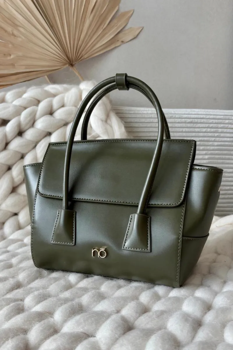 Torebki Nobo|Torebki Kuferki>Nobo Mała Torebka Kuferek BAG5800-008 Zielona Zielony